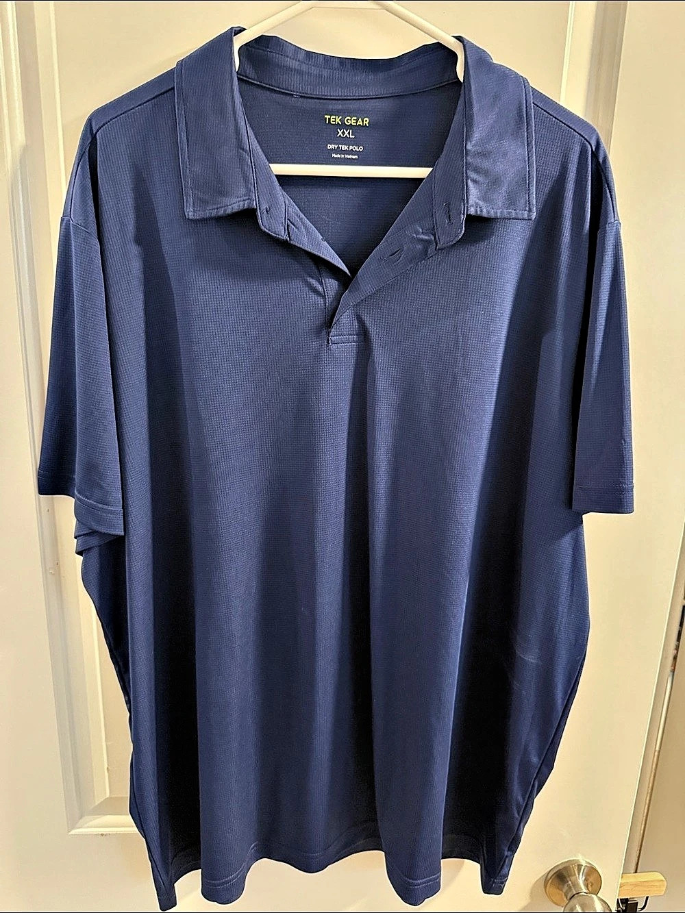 🥳 5 for $25 BUNDLE Tek Gear Dry Tek Polo in Blue XXL Like New